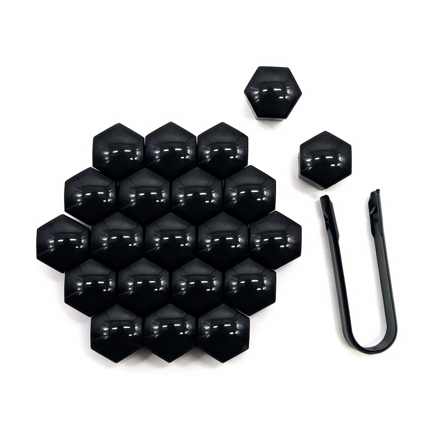 7 Colors Available 20Pcs 17mm Wheel Locking Bolt Cover & Lug Nut Center Caps For VW /Audi /Skoda /Seat With Clip