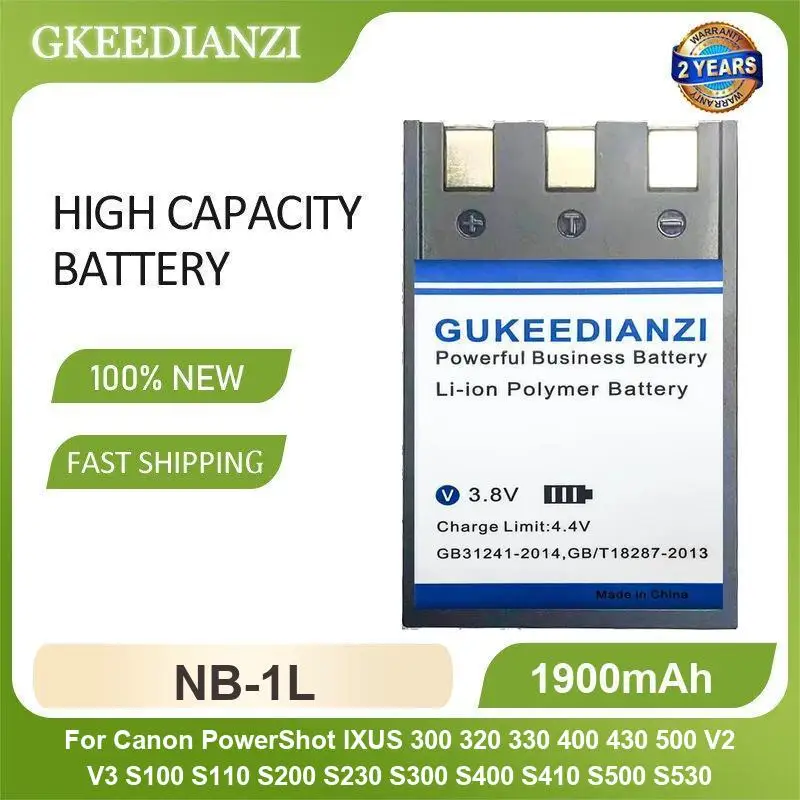 Battery For Canon PowerShot A2300 A2400 A2600 A3400 A3500 A4000 A4050 SX400 SX410 SX420 IS G7 G9 S30 S40 S45 S50 S60 S70 S80