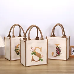 Borsa Tote per pittura a olio su tela borsa per la spesa ambientale di grande capacità Tote Lunch Box borse portaoggetti impermeabili borsa pieghevole