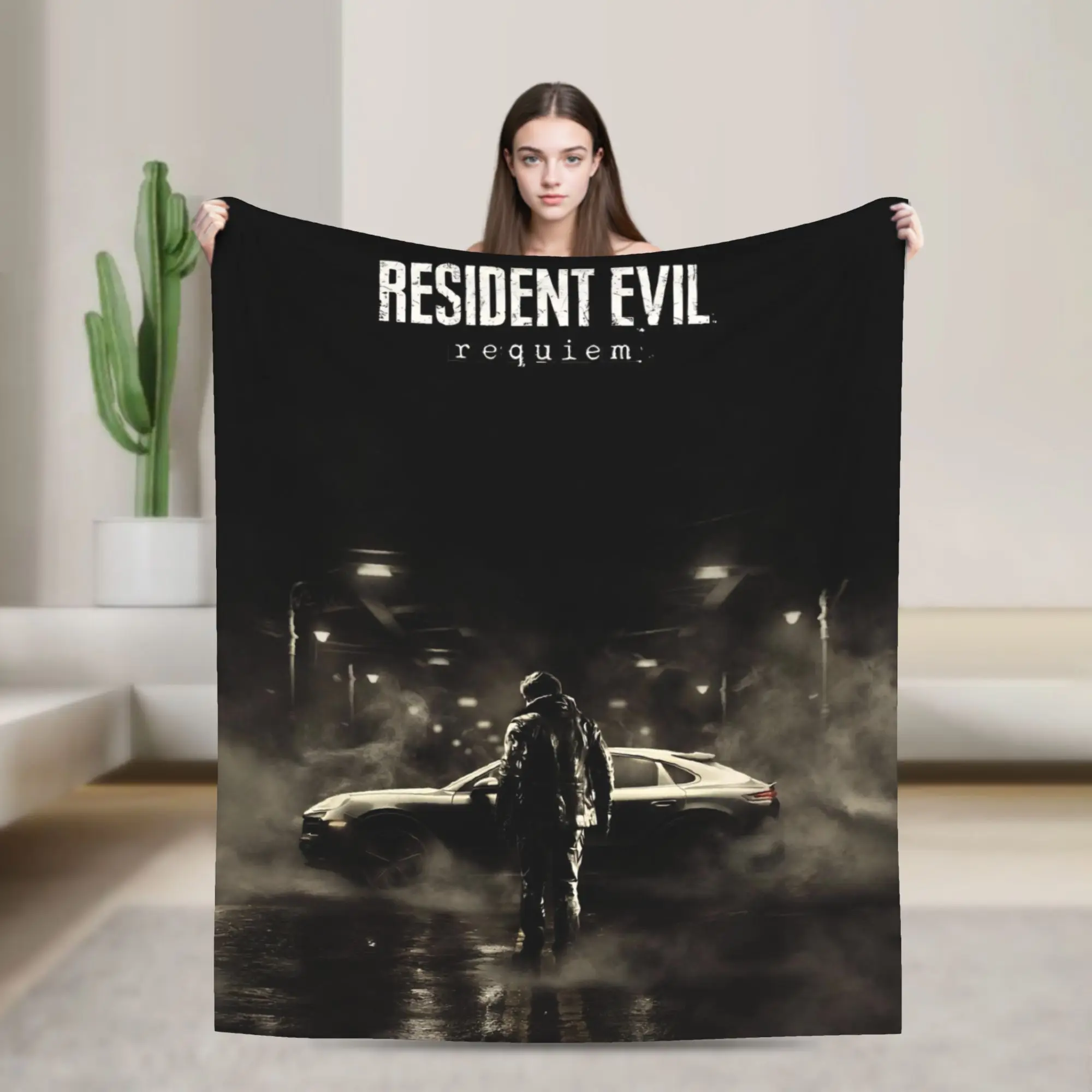 Residents Evils 9  Merch Blanket Ultra Soft Games Throw Blankets for Sofa 50x60 Inches Multi-size Throws And Blankets