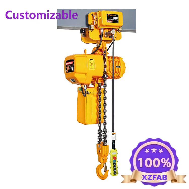 Factory Direct 2026 Electric Hoist 2 Ton Paranco Elettric A Catena 1 Ton Lifting Hook Lift Chain Block