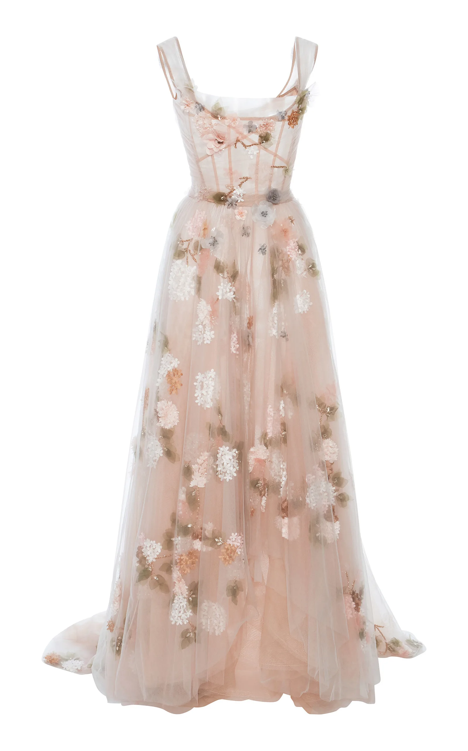 Marchesa Beaded Front Short and Long Back Flowers فساتين السهرة vestidos de fiesta فساتين سهره evening dresses