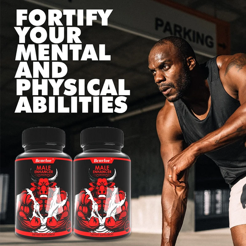 Male Booster, Energy Levels, Muscle Growth,Energy & Strength Supplement,Natural Endurance,Non-GMO