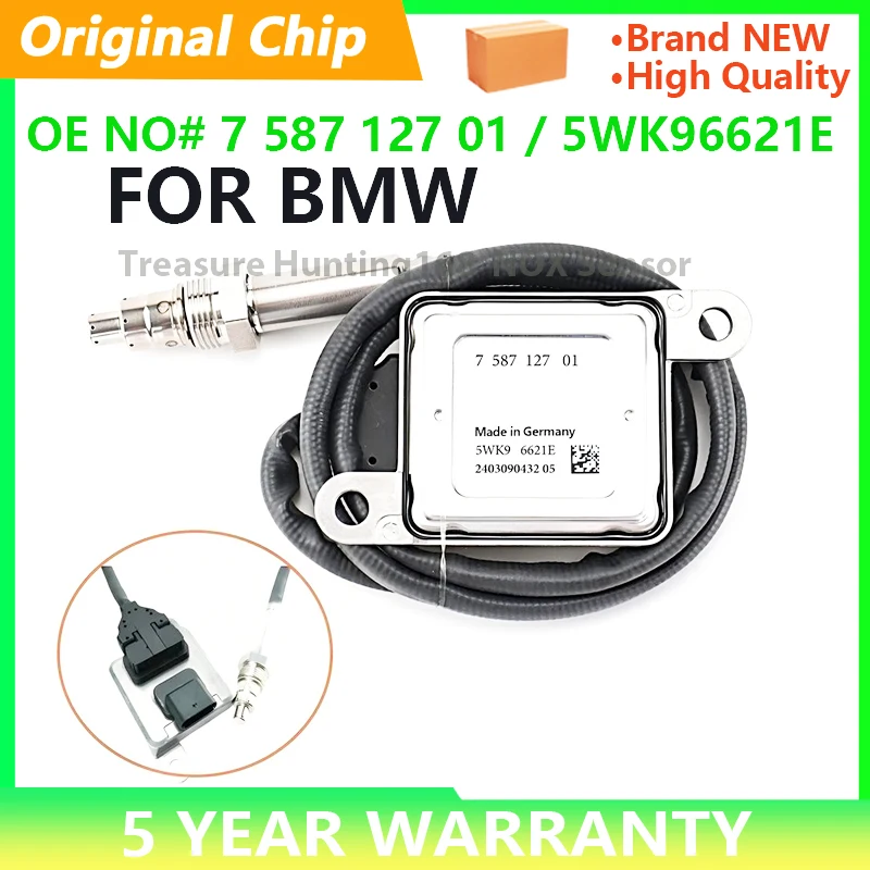 

758712701 5WK96621 5WK96621E Original New Nitrogen Oxide Sensor Nox Sensor for 12V BMW 1 3 Series E81 E87 LCI E90 E91 E92 E93