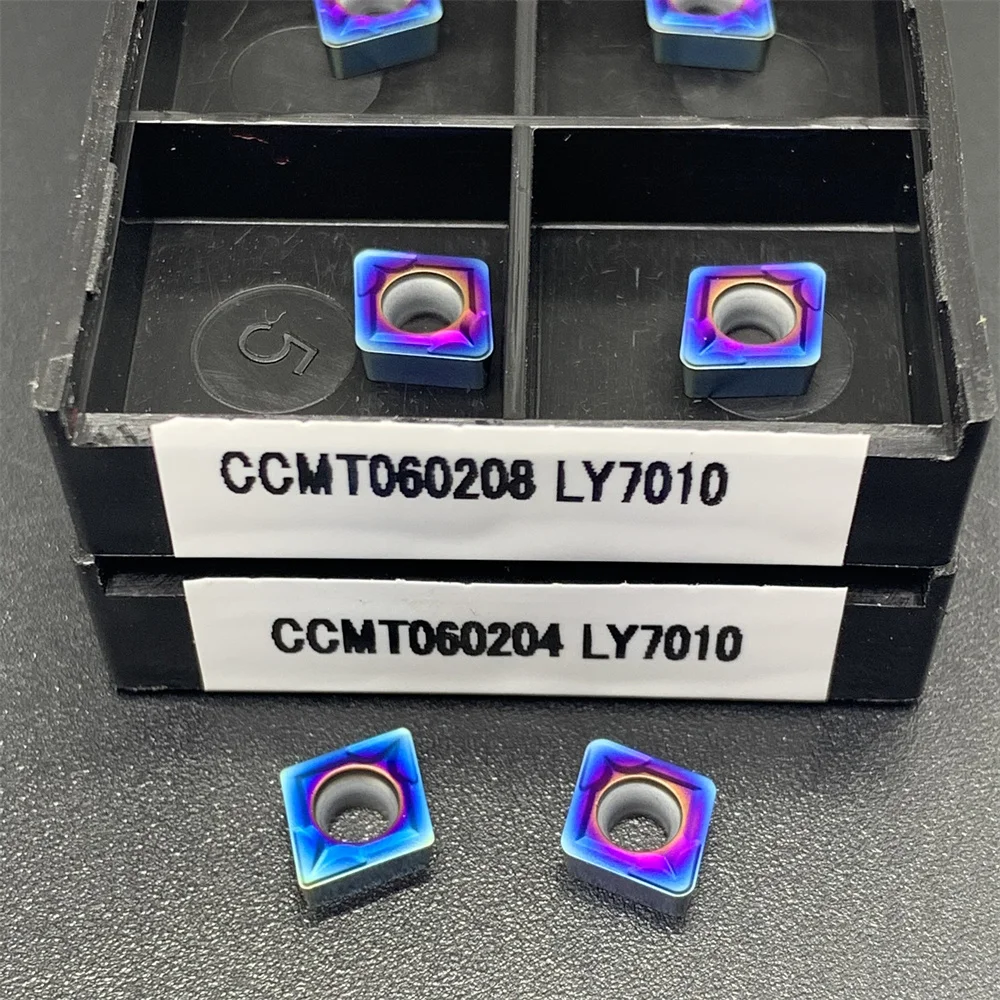High quality CCMT060204 LY7010 CCMT060208 LY7010 internal turning tool, nano blue cemented carbide cutting tool