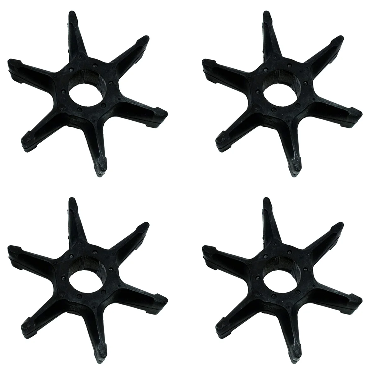 

4X Water Pump Impeller 6F5-44352-00 6 Blades for Yamaha 40HP Outboard Motor