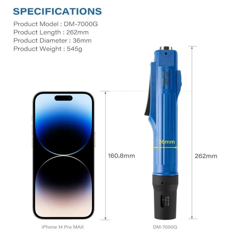 A-BF Brushless Electric Screwdriver Adjustable Automatic Batch Industrial Grade in-line High Torque Power Tool 110V 220V Repair