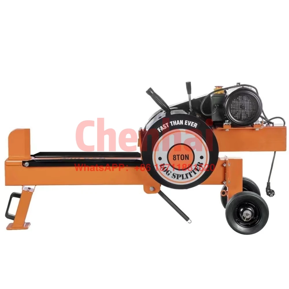 7.5 ton - 25 ton Horizontal And Vertical gasoline/petrol mobile wood chipper log splitter