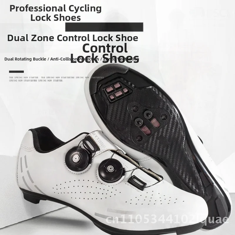 

Унисекс, высококачественная обувь для езды на горном велосипеде, дышащая, износостойкая, динамическая велосипедная обувь, черный/белый, несколько размеров