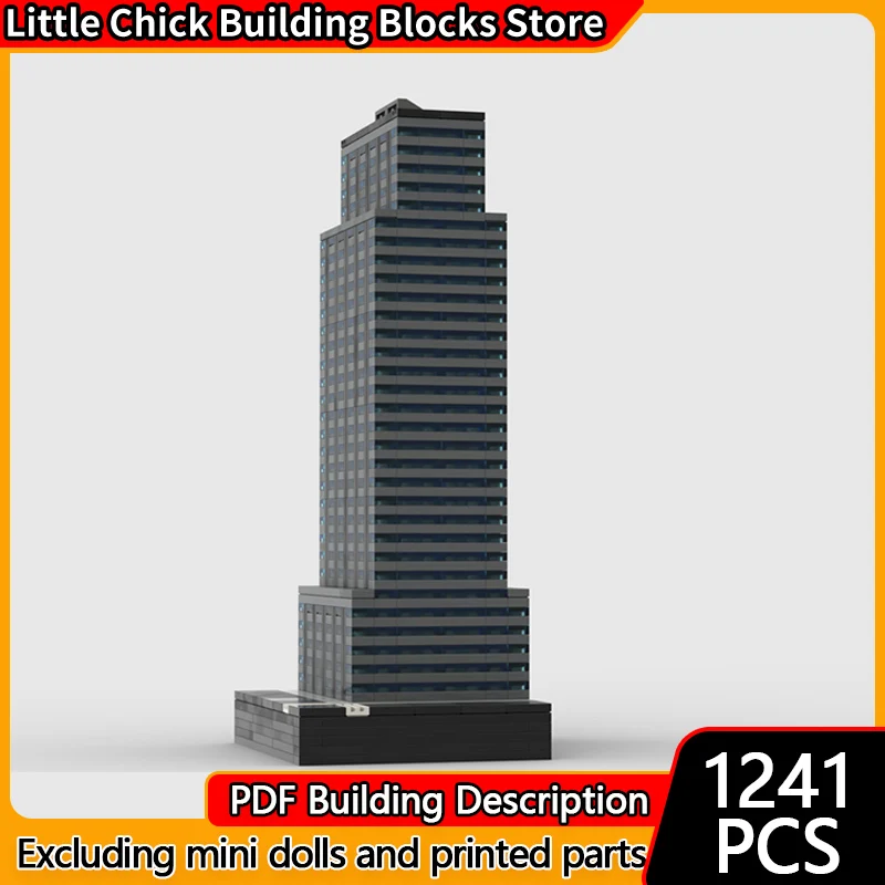 

City Street View Model MOC Building Bricks Super High-Rise Building Modular Technology Children Holiday Gifts Assemble Toys Suit