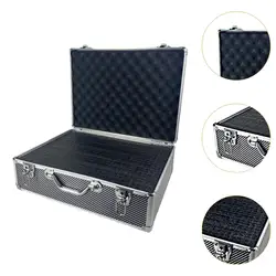 Aluminum Portable Tool Box Waterproof Hard Case Bag Tool Case Safety Instrument Aluminum Case Tool Storage Foam Tool Box