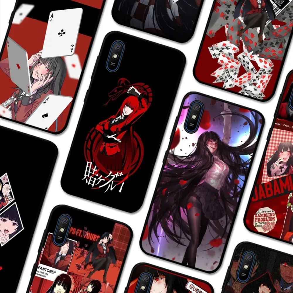 

Kakegurui Jabami Yumeko Phone Case For Redmi 5 6 7 8 9 10 plus pro 6 7 8 9 A GO K20 K30 K40 pro plus F3 Fundas