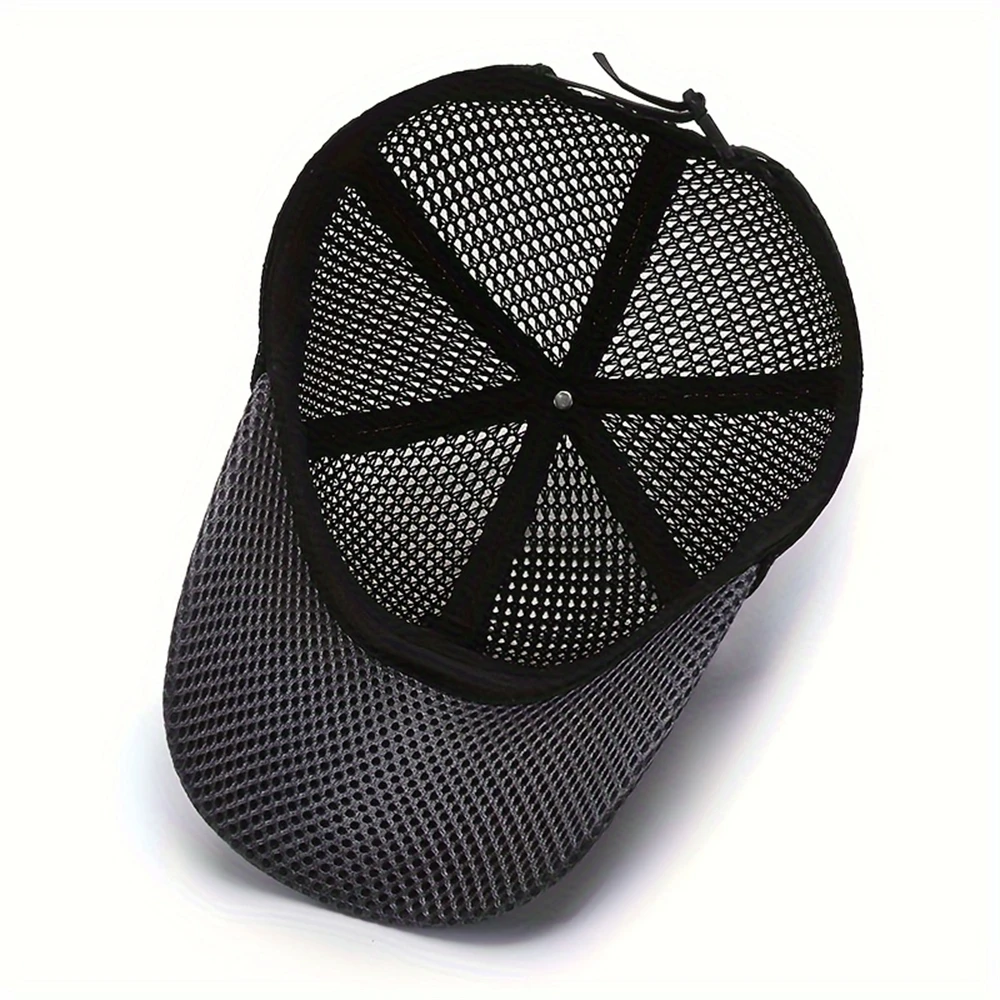1 Fashionable Breathable Baseball Cap for Couples, Quick-Drying Mesh Outdoor Sports Golf Sun Hat