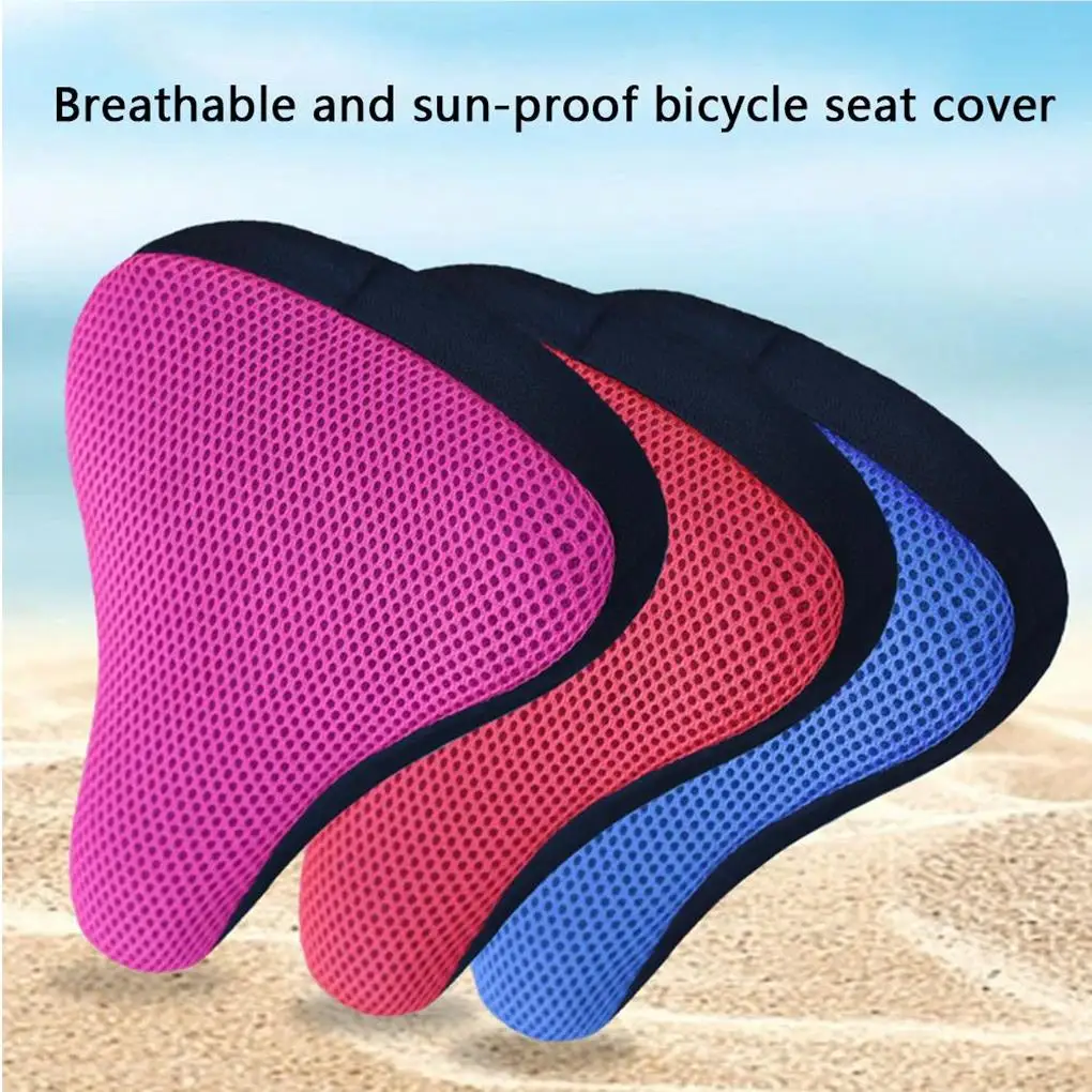 Bike Seat Cover Soft Bicycles Saddle Universal Elastic Cycling Equipment Sun Protection Sleeve Non-slide Cushion