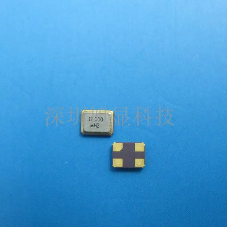 32MHZ imported brand new original SMD passive crystal oscillator metal surface 3225 packaging