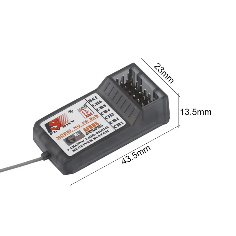 FLYSKY FS-R6B 6-way receiver 2.4G receiver, model aircraft remote control six-way receiver