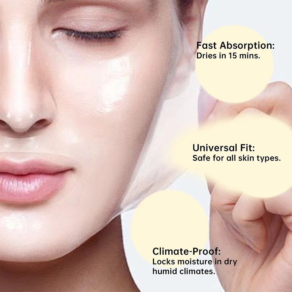 Mascarilla de colágeno profundo de cúrcuma, mascarilla exfoliante facial antiarrugas, mascarillas coreanas para el cuidado de la piel, firmeza de la piel para el cuidado nocturno