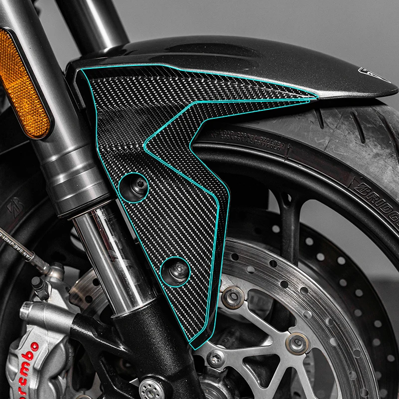 For TRIUMPH Street Triple 765RS Motorcycle Carbon Fiber Fairing Stickers Kits Of Bike Accessories Decoration Protection Decals