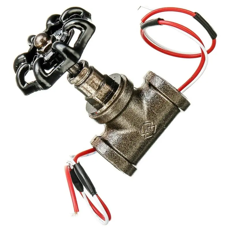 ABYN-1/2-Inch Vintage Steampunk Pipe Table Lamp Shut-Off Valve Light Switch (With Cord) - Loft-Style Iron Valve