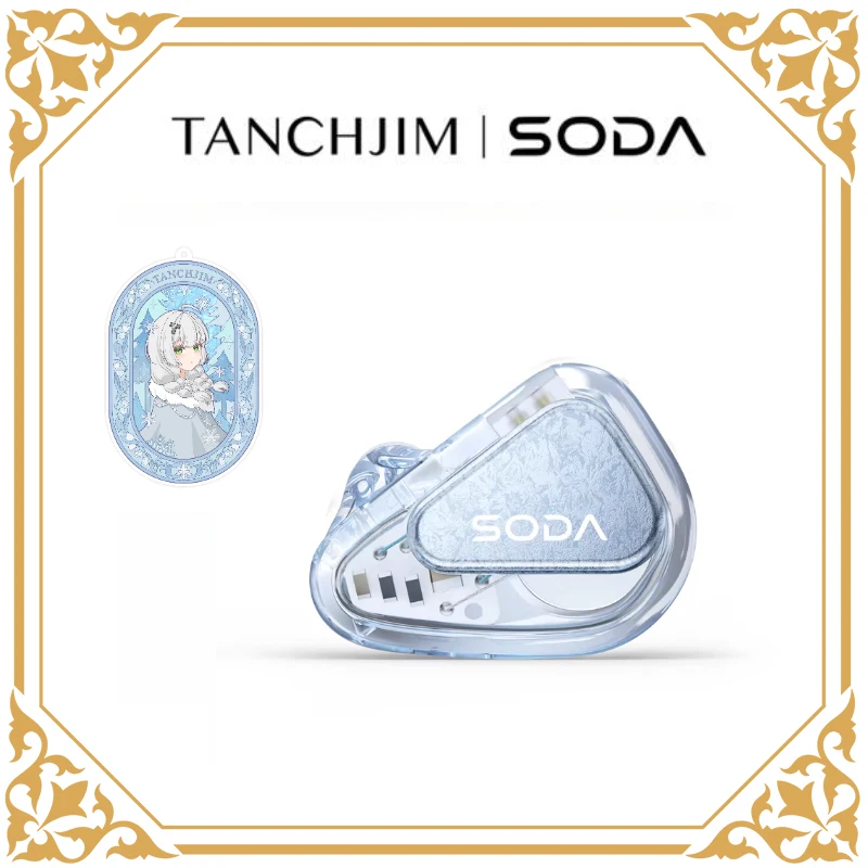 

Проводные наушники TANCHJIM SODA Asano Tenki 1 Ring 4 Iron 2 Passive Unit Stage Monitor для портативного аудио и видео