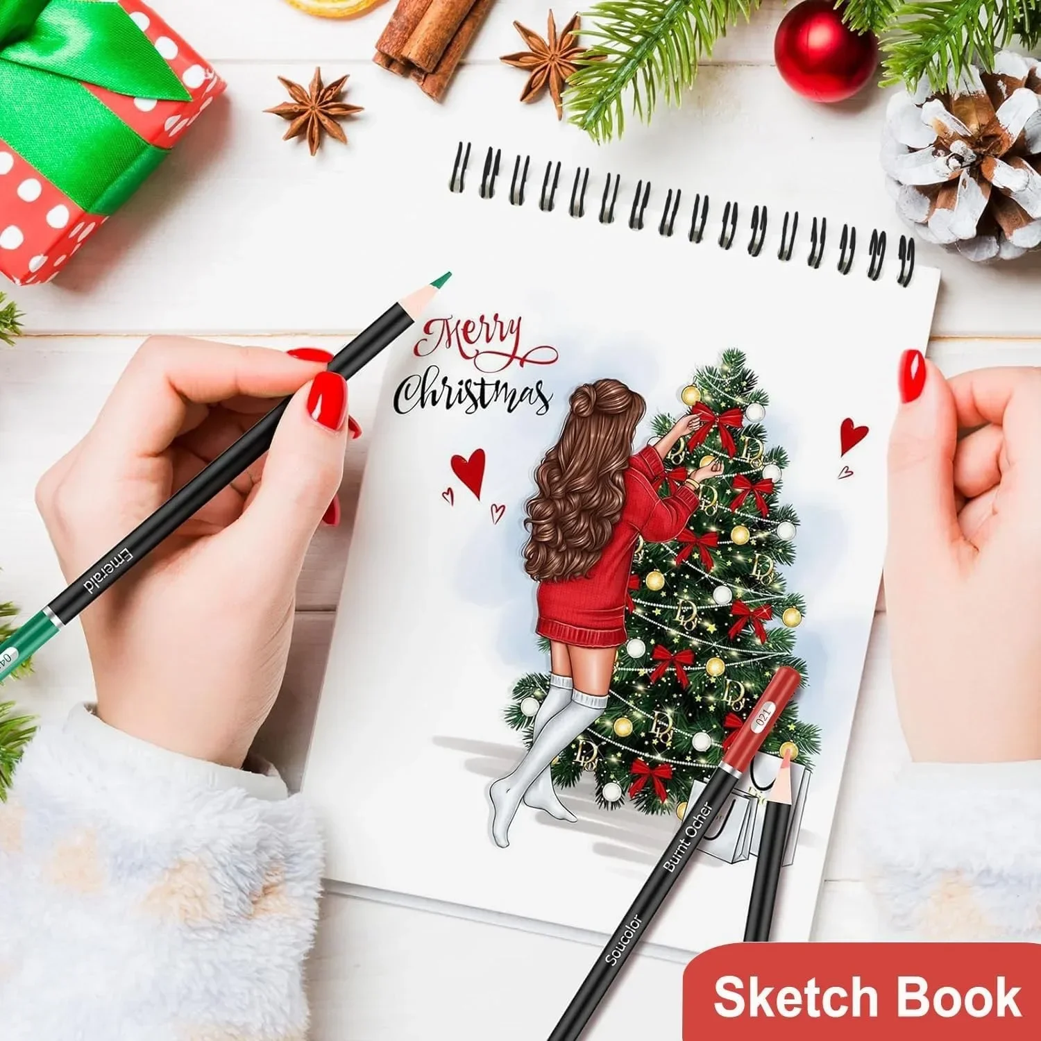 72-цветная книжка-раскраска для взрослых, школьные принадлежности, мягкий стержень, набор карандашей для рисования художника, эскизов