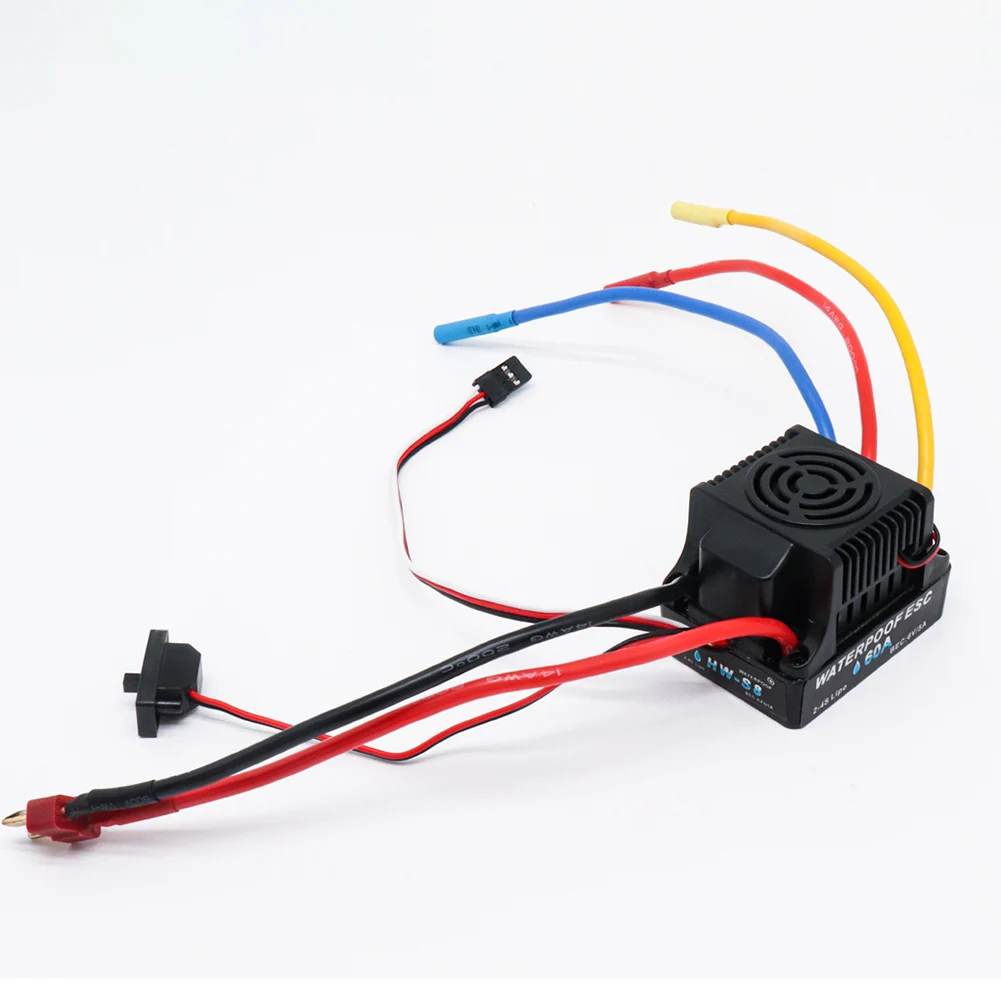 60A/80A Brushless ESC Protezione multipla Controller di velocità Brushless Parti di ricambio per 1/8 1/10 1:10 RC Fuoristrada