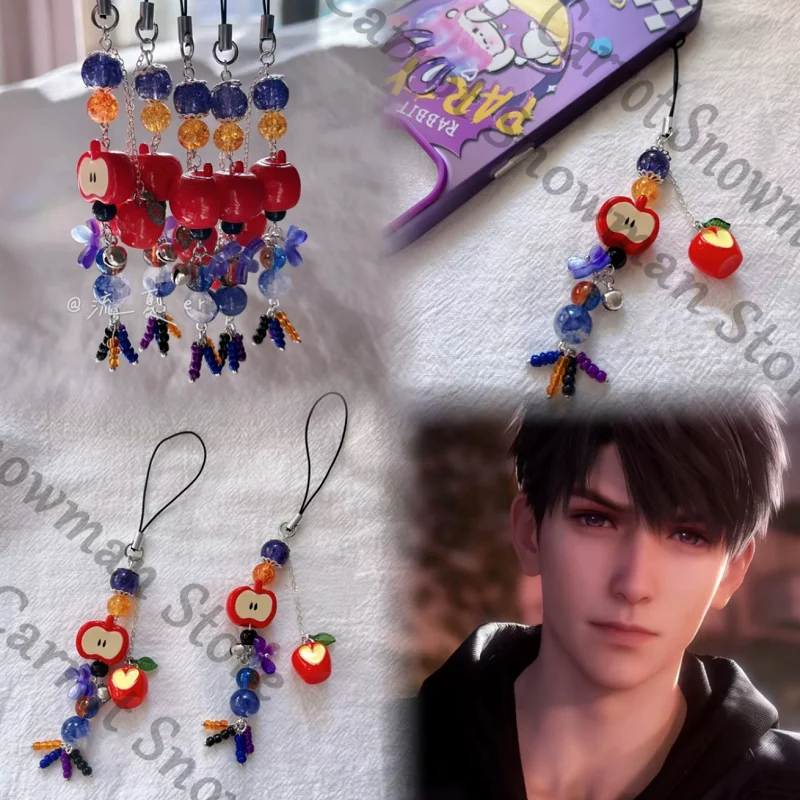 Аниме Love and Deepspace Caleb, цепочка для телефона, цепочка для сумки, кулон, брелок для ключей, косплей, мультяшный подарок, украшение