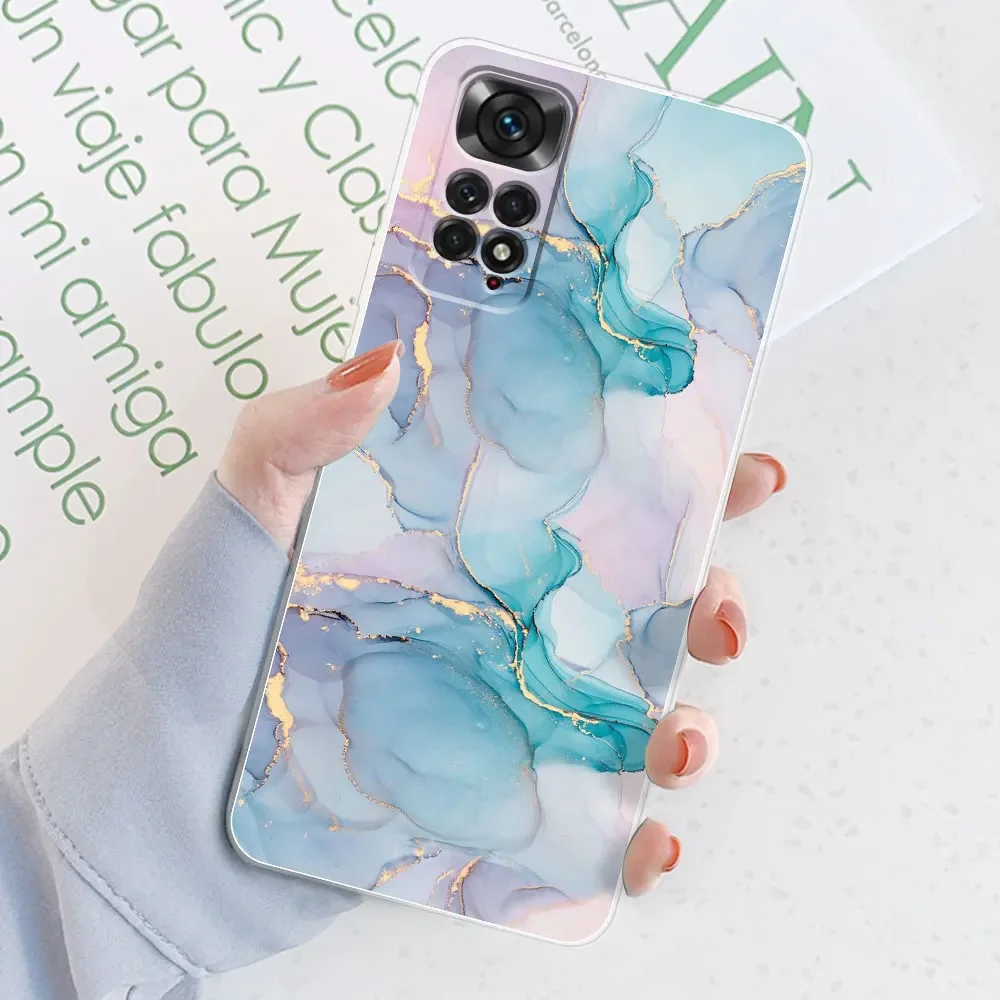 For Xiaomi Redmi Note 11 Cases Redmi Note 11s Cover Soft TPU Silicone Back Cover For Redmi Note 11 Pro 4G 5G Case Clear Fundas