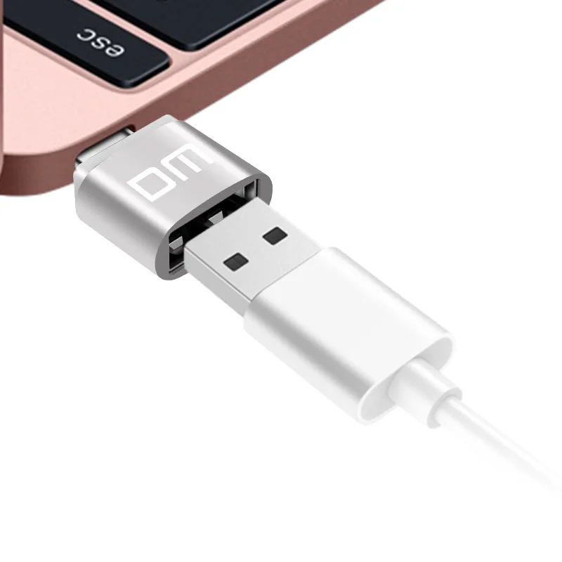 Adaptador usb c para usb, conversor otg para dispositivos com interface tipo c