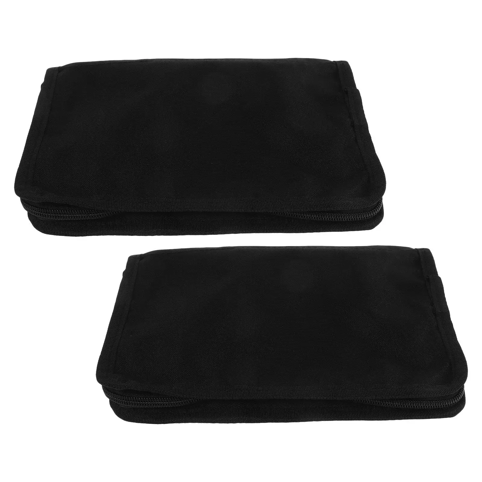 2Pcs Car Document Holder Organizer Car Insurance Card Holder For Vehicle Interior Storage Auto Driver Oxford Cloth