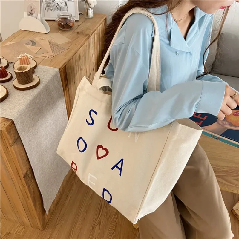 Casual canvas tas Leuke Japanse meisjestas Harajuku chique student schoudertas met grote capaciteit
