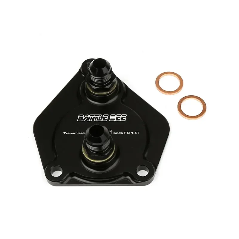 Battle Bee Transmission cooler adapter base plate interlayer suitable for Honda CIVIC gen10 FC 1.5T ver 1.8L CVT gear box