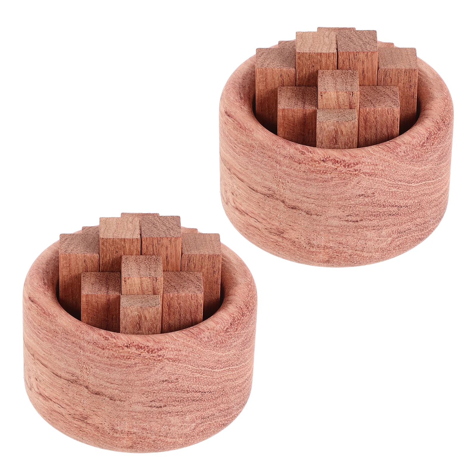 

2Pcs Essential Oil Wood Diffuser Natural Wooden Aromatherapy Block for Home Office Desk Car Travel Bedroom Portable Scent