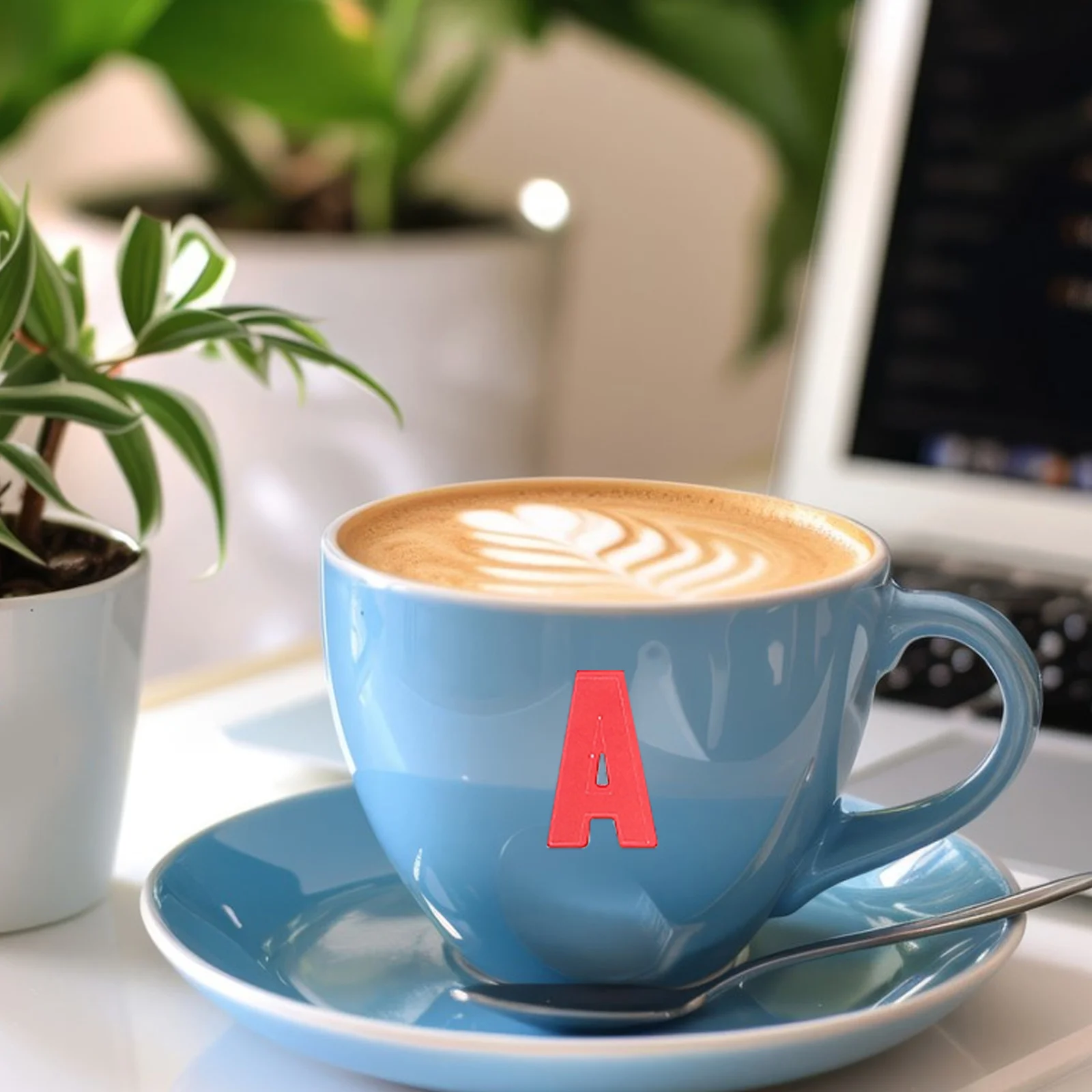 10pcs Alphabet Number Stickers Red Vinyl Waterproof For Cups Notebooks Phones Clothing Mailbox Indexing Organization Folder