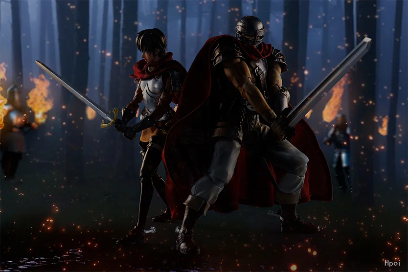 

Оригинальный BANDAI SPIRITS S.H.Figuarts Berserk ‌ Фигурки Guts Casca