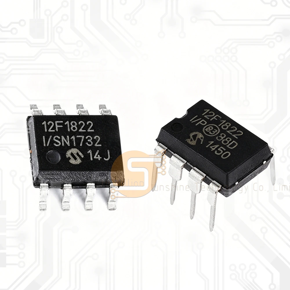 5pcs PIC12F1822-I/SN PIC12F1822-I/P Brand New and Original