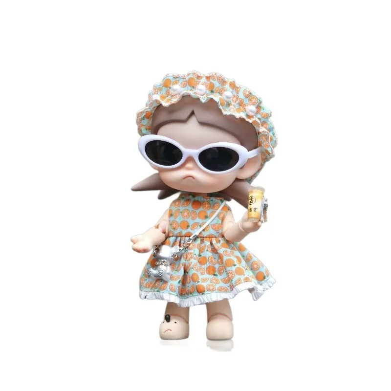 Only clothes no dolls for Sister Gazi zsiga Baby Dress 1/8 Set zsiga Floral Dress 3-piece set  Headwear + dress + little bear