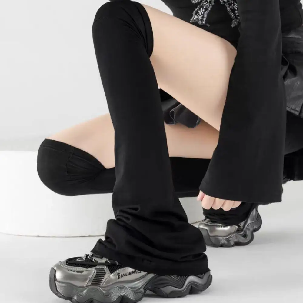原宿系女性用フリル付きストッキング、オーバーニーハイソックス、ゴシックニーソックス、可愛いロリータロングソックス、フットカバー、女の子用セクシーレッグウォーマー
