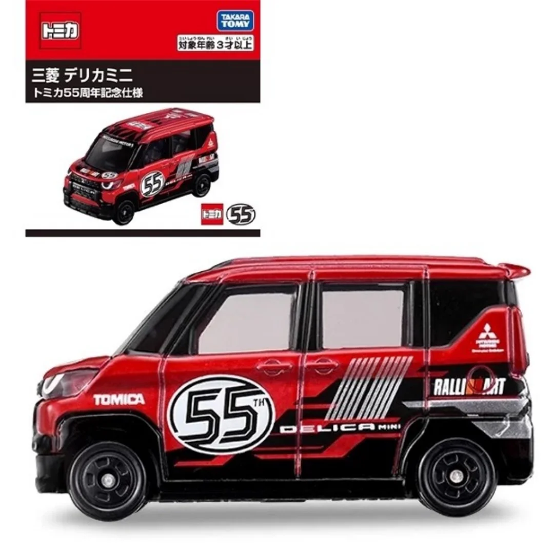 Takara Tomy Tomica 55-lecie Mitsubishi Delica Mini Model Samochodu ze Stopu Metalu Seria Replik Prezent dla Dzieci Zabawki dla Chłopców