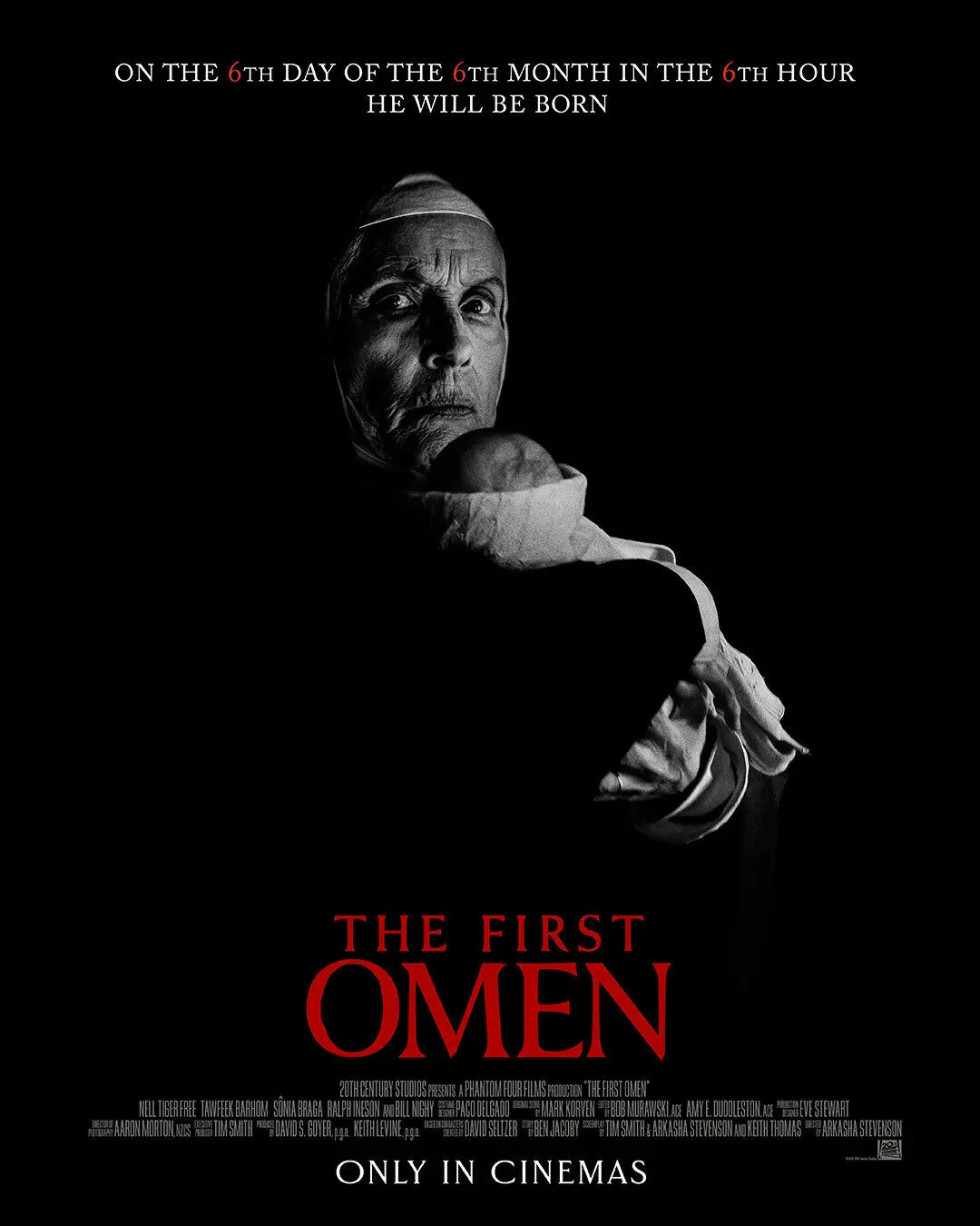 

The First Omen 2024, художественная картина из фильма, Шелковый плакат, декор для гостиной, домашняя стена