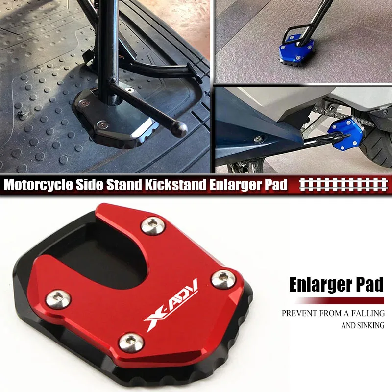Motorcycle Accessories Fit For X ADV X-ADV XADV 750 2021-2022 2023 CNC Kickstand Foot Side Stand Extension Pad Support Plate