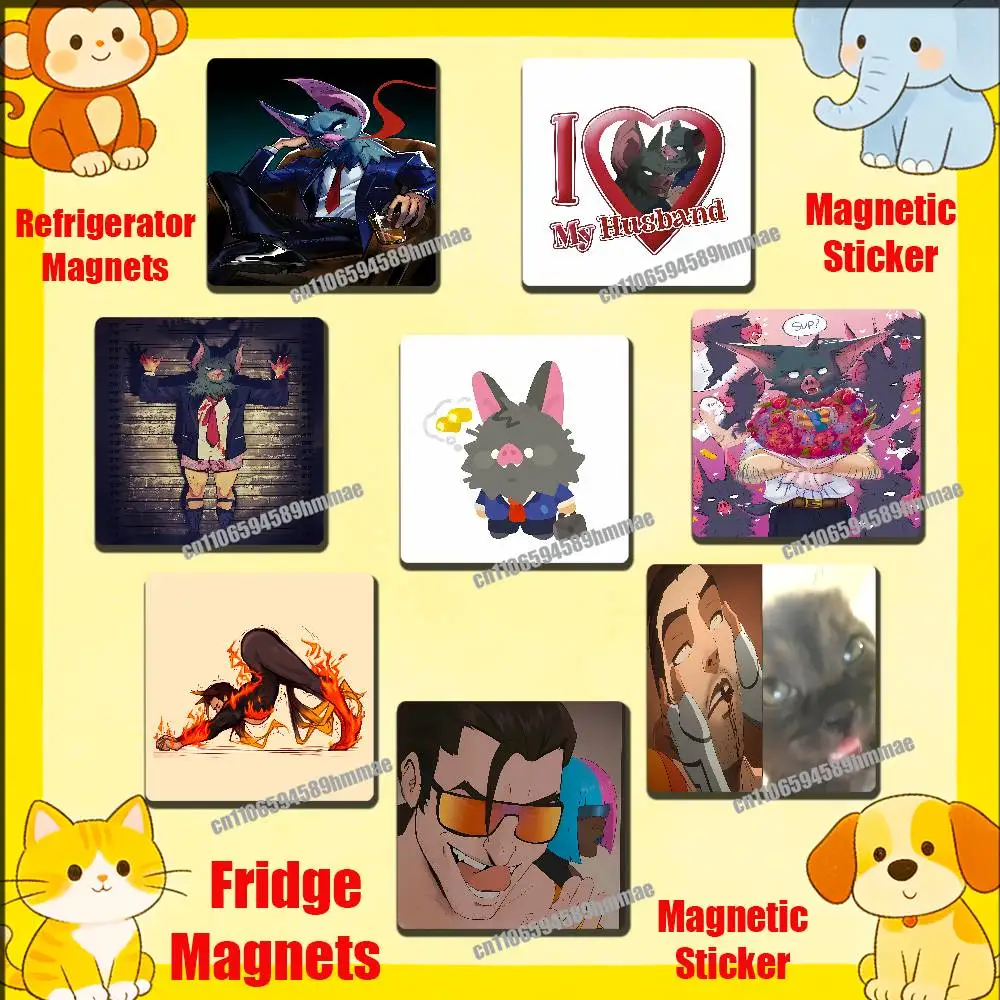 

Sonar Flambae D-Dispatch Fridge Freezer Refrigerator Magnets Metal Cabinet Magnetic Sticker Cover Home