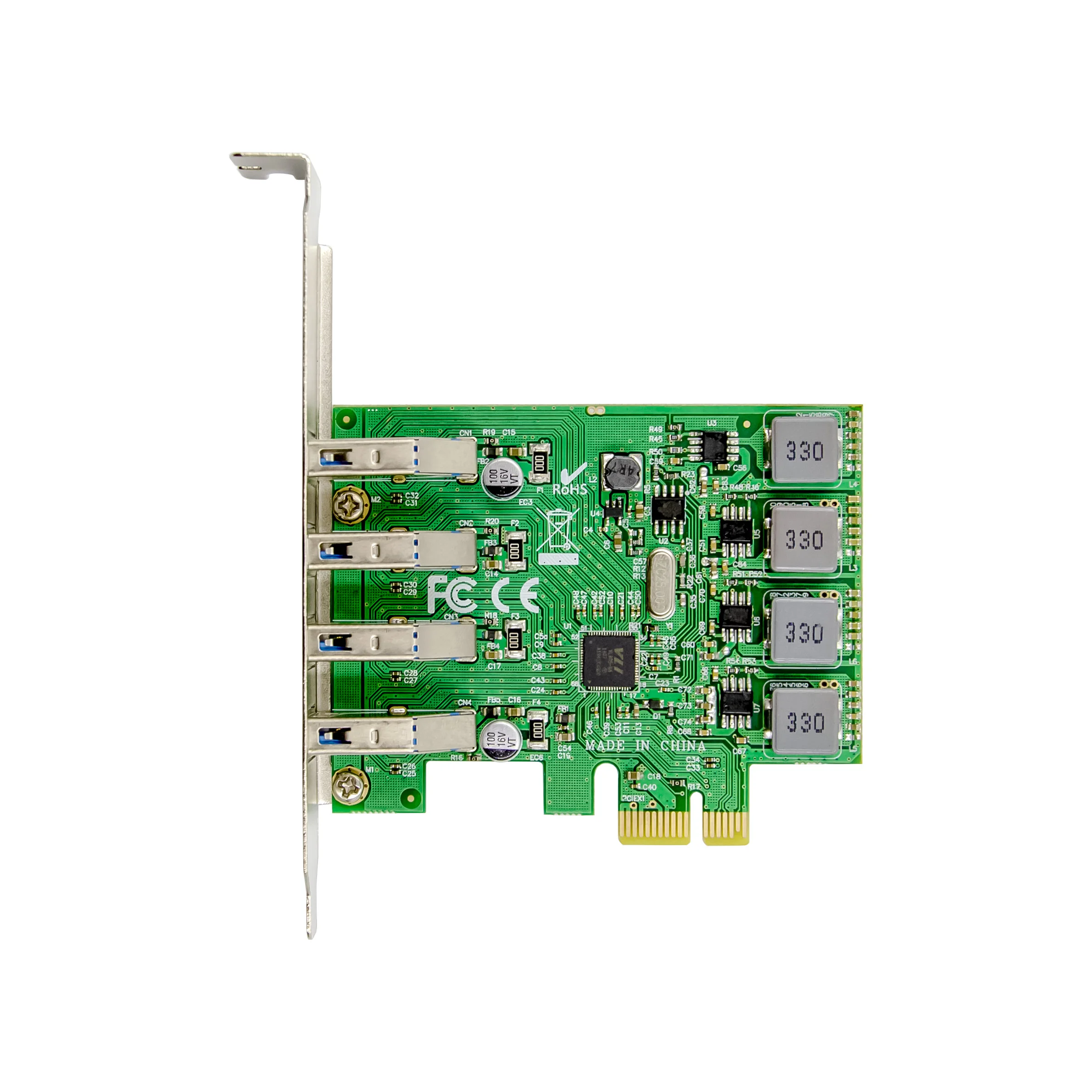 SUNWEIT ST634 Оптовая продажа с фабрики PCIe VL805 USB3.0 4-портовая плата PCIe USB3.0 5 Гбит/с Riser Card