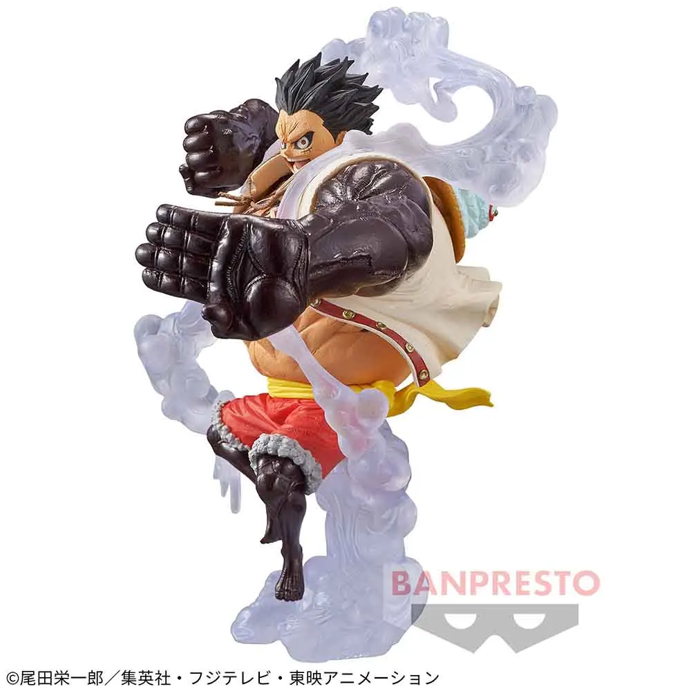 

BANDAI Banpresto цельный прыгающий человек Луффи GEAR4 фигурка модель аниме натуральная игрушка в штучной упаковке