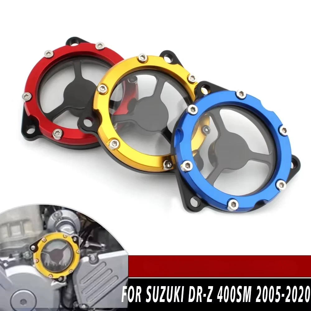 Rozrusznik silnika pokrywa przekładni jałowej motocykl pokrywa skrzyni korbowej akcesoria dla Suzuki DR-Z 400/E/S/SM DRZ400SM DRZ400S DRZ LTZ LTR 450
