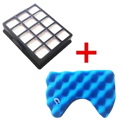 Dust Hepa Filter & Blue Sponge Filters Kit for Samsung DJ97-00492A SC6520/30/40/50/60/70/80/90 SC65/68 Vacuum Cleaner Series