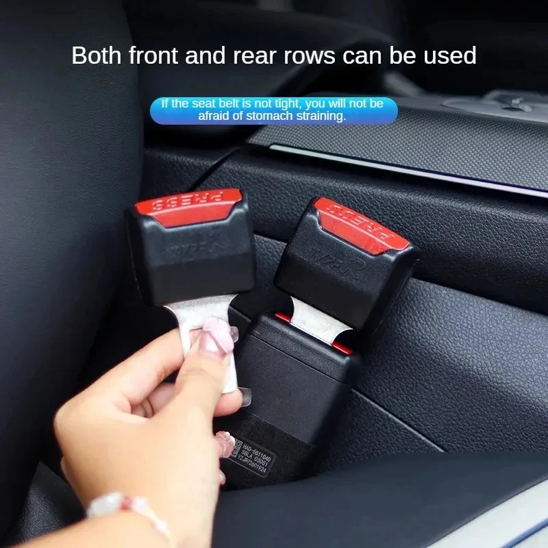 

1Pc/2Pcs Car Seat Belt Clip Extender Plug Safety Car Safety Strap Bayonet Safety Seatbelt Lock Buckle Car Accessories