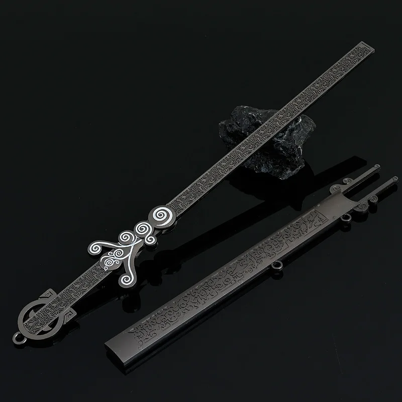30 cm/11,81 in Qin's Moon Anime Peripherie Juzi Mo Mei Spielzeug Schwert Alte Chinesische Schwert Metall Waffe Modell Desktop zubehör Handwerk