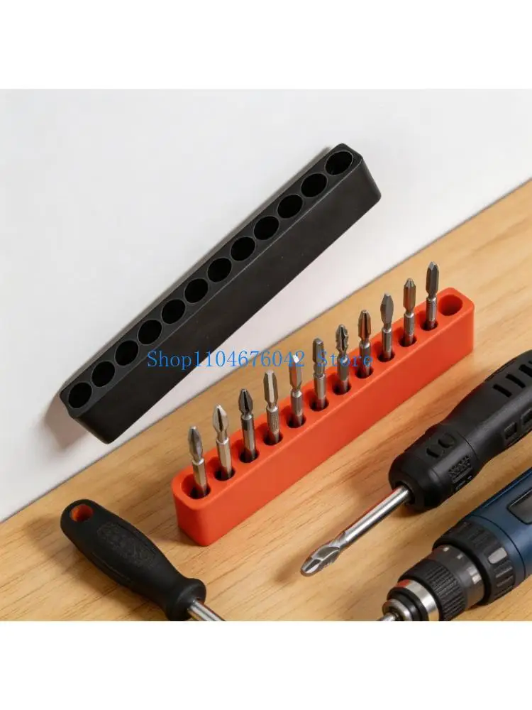 652F Small 93X15X10Mm Tool Bit Organizers Case For 6.35Mm Shank Power Tool