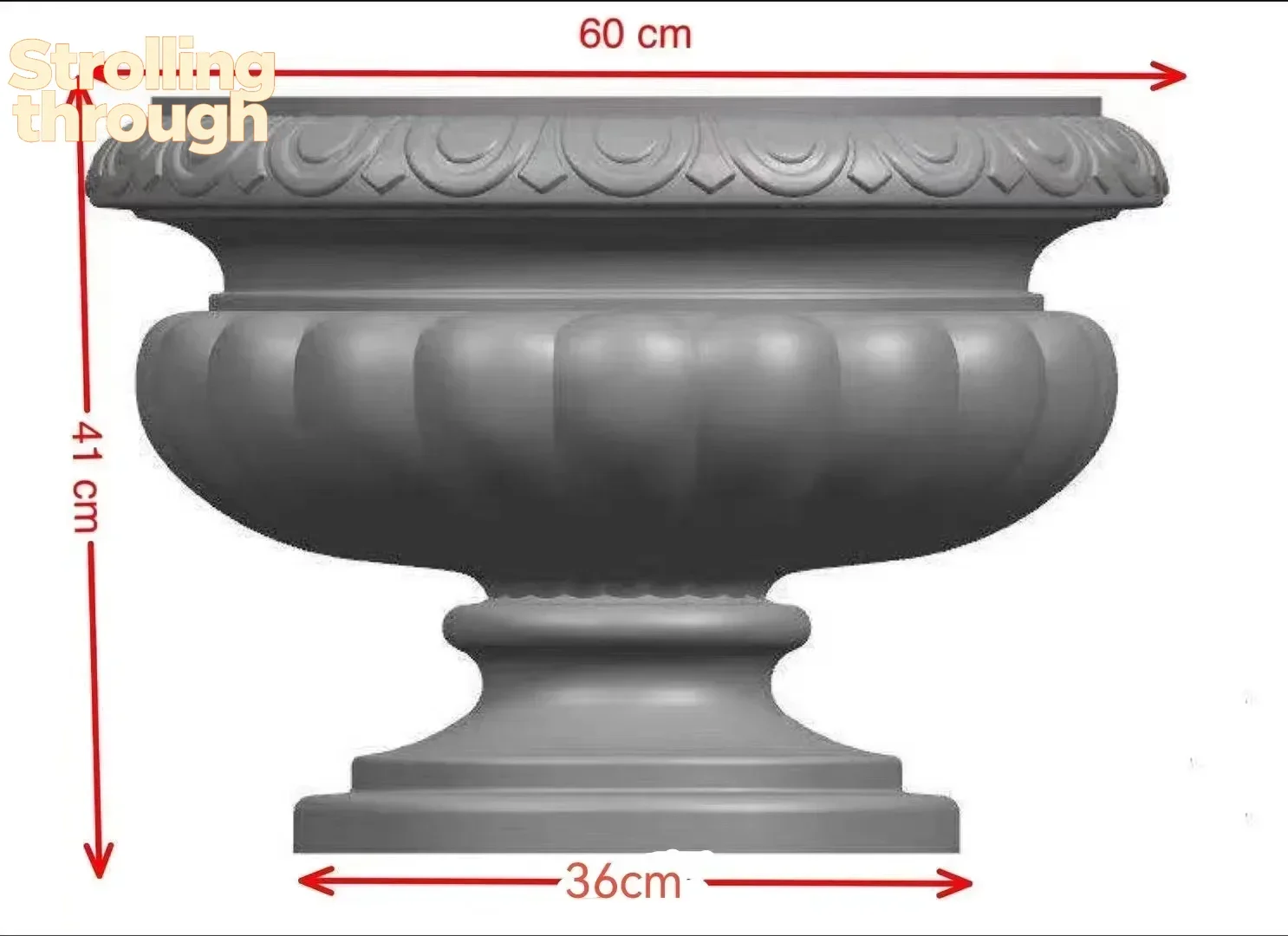 

Полный комплект: 60-сантиметровые пластиковые формы для бетонных цветочных горшков с всеми необходимыми аксессуарами